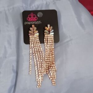 Overnight Sensation Copper Post Earrings NWT